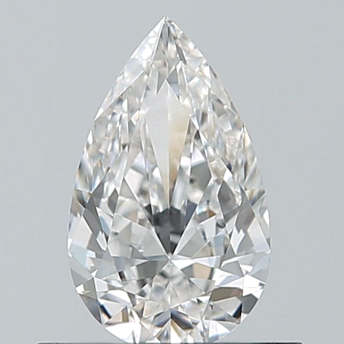 0.5 carat E-VVS1 Natūralus Pear Deimantas (1)
