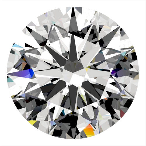 0.35 carat J-VS1 Excellent cut Natūralus Round Deimantas (1)