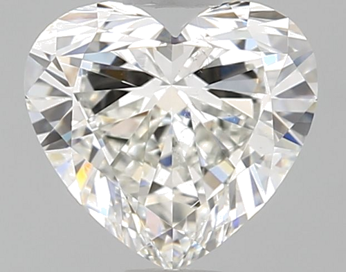0.9 carat H-SI1 Natūralus Heart Deimantas (1)