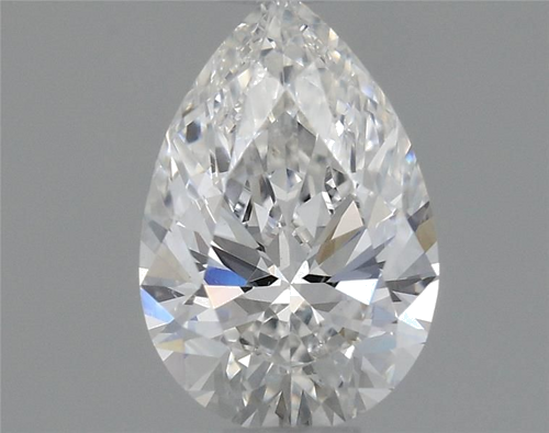 0.4 carat E-SI1 Natūralus Pear Deimantas (1)