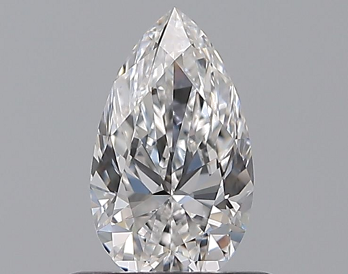 0.56 carat D-VVS2 Natūralus Pear Deimantas (1)