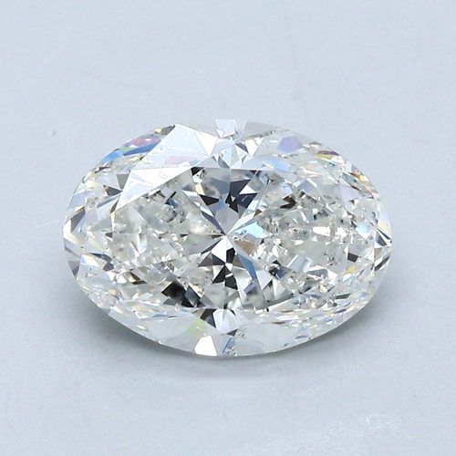 2.51 carat G-SI2 Natūralus Oval Deimantas (1)