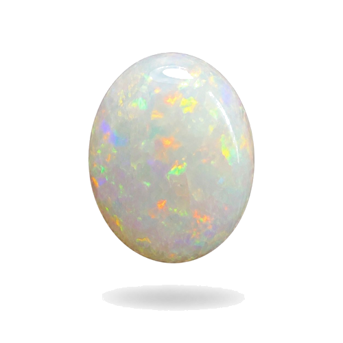3.76 carat WHITE Oval Opal (1)