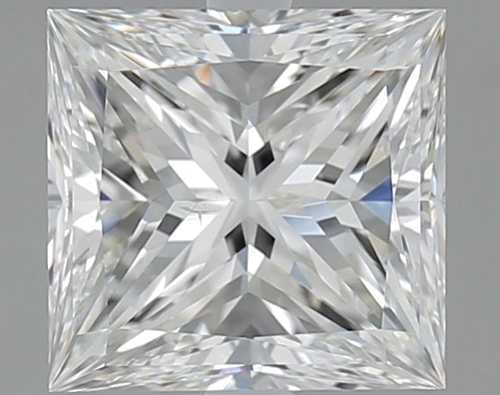 3.02 carat H-VS2 Natūralus Princess Deimantas (1)