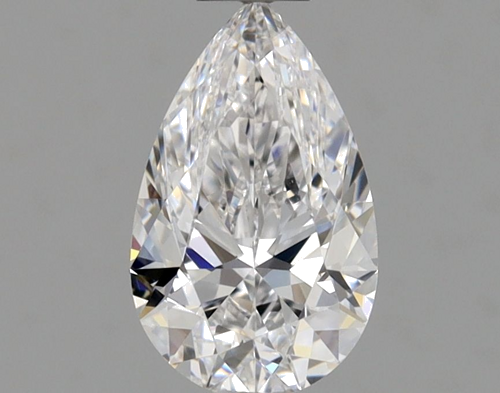 0.6 carat D-VVS1 Natūralus Pear Deimantas (1)