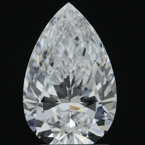 2.0 carat D-IF Natūralus Pear Deimantas (1)