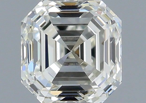 0.5 carat K-VS1 Natūralus Asscher Deimantas (1)