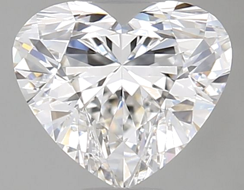 0.63 carat G-IF Natūralus Heart Deimantas (1)