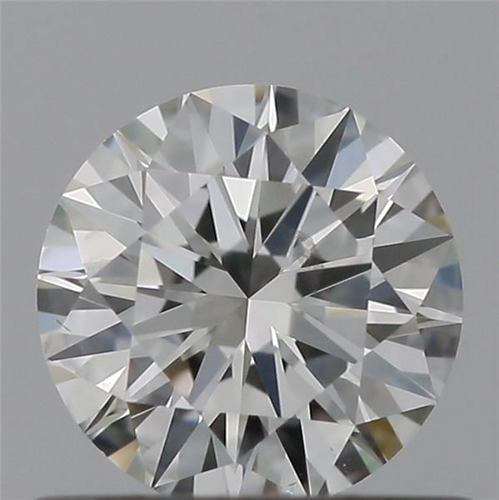 0.51 carat I-SI1 Excellent cut Natūralus Round Deimantas (1)