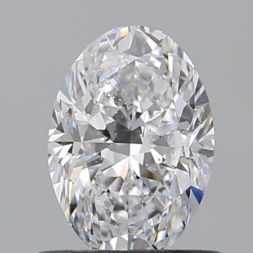 0.61 carat D-SI2 Natūralus Oval Deimantas (1)