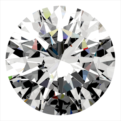 0.33 carat D-SI2 Excellent cut Natūralus Round Deimantas (1)