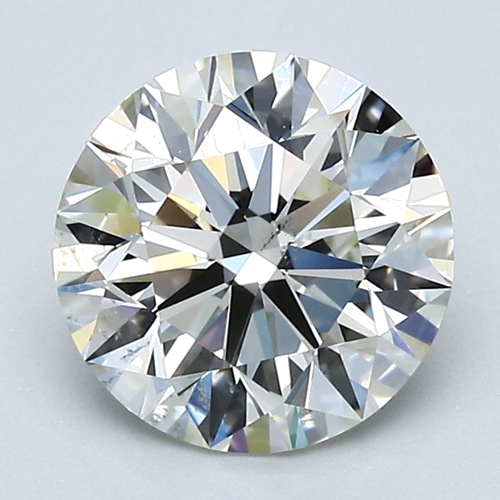 2.01 carat K-SI1 Excellent cut Natūralus Round Deimantas (1)
