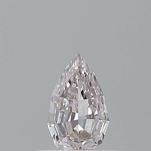 0.3 carat Very Light Pink-VVS1 Natūralus Pear Deimantas (1)