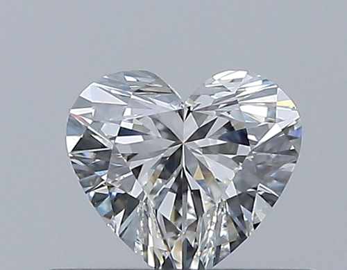 0.34 carat G-VVS2 Natūralus Heart Deimantas (1)