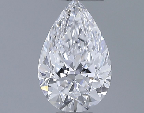 0.52 carat D-VVS1 Natūralus Pear Deimantas (1)