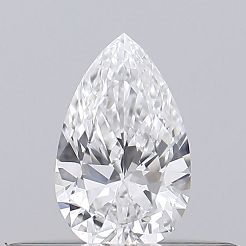 0.19 carat D-IF Natūralus Pear Deimantas (1)