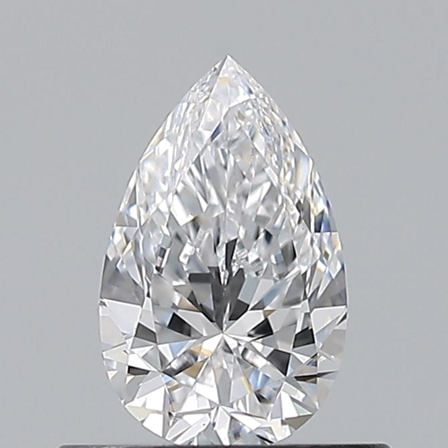 0.5 carat D-VS1 Natūralus Pear Deimantas (1)
