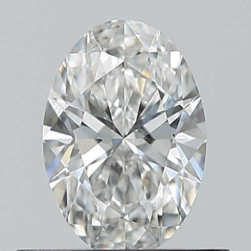 0.5 carat G-VVS2 Natūralus Oval Deimantas (1)