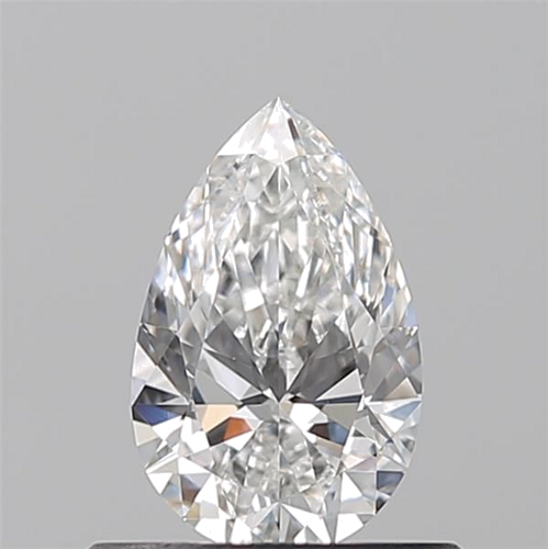 0.5 carat F-VS1 Natūralus Pear Deimantas (1)