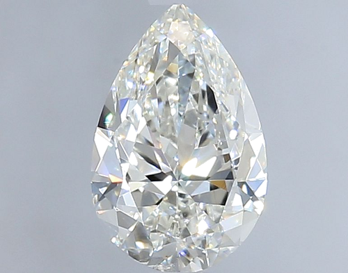 0.9 carat H-SI1 Natūralus Pear Deimantas (1)