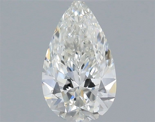 0.35 carat H-VVS1 Natūralus Pear Deimantas (1)