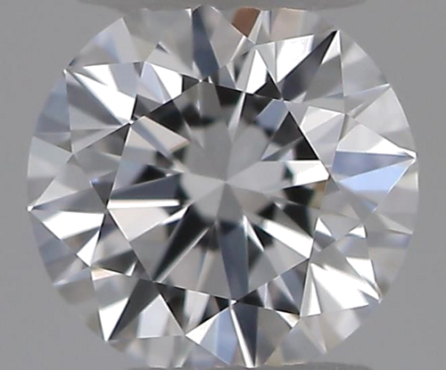 0.18 carat D-VVS1 Excellent cut Natūralus Round Deimantas (1)