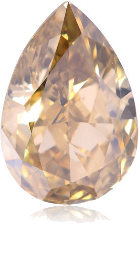 1.54 carat Fancy Dark Brown Greenish Yellow-VS2 Natūralus Pear Deimantas (1)
