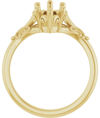 Sužadėtuvių Žiedas „Solitaire“ 14k yellow gold Marquise 12mm x 6mm (2)