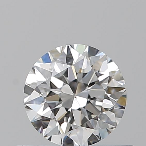 0.52 carat F-SI1 Excellent cut Natūralus Round Deimantas (1)