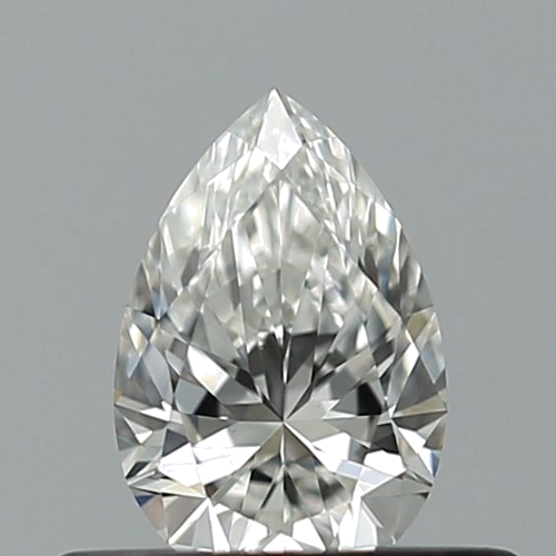 0.32 carat F-VVS1 Natūralus Pear Deimantas (1)