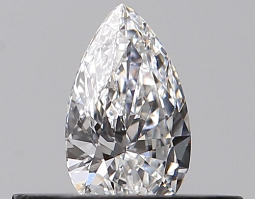 0.23 carat E-VS1 Natūralus Pear Deimantas (1)