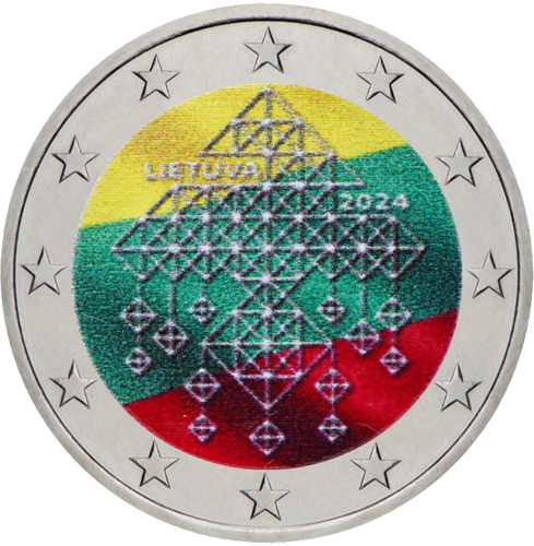 2024 Lithuania 2 euro coin with the straw garden tradition (1)