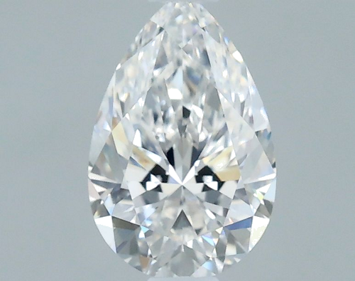 0.52 carat F-VVS1 Natūralus Pear Deimantas (1)