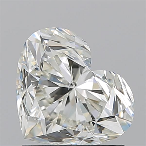 1.5 carat K-SI1 Natūralus Heart Deimantas (1)