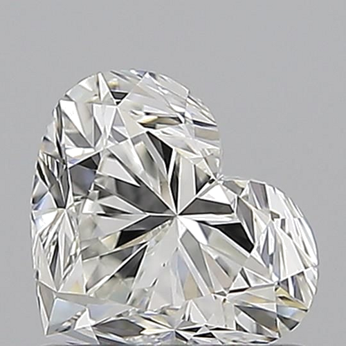0.9 carat H-VS2 Natūralus Heart Deimantas (1)