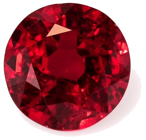 0.56 carat RED Round Rubinas (1)