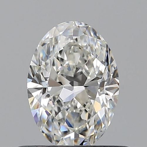 0.6 carat G-SI1 Natūralus Oval Deimantas (1)