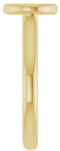 Sužadėtuvių Žiedas „Bezel-Set Solitaire“ 10k yellow gold Round 7mm (4)