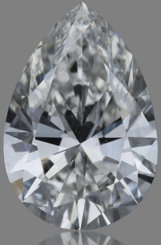 0.41 carat G-SI2 Natūralus Pear Deimantas (1)