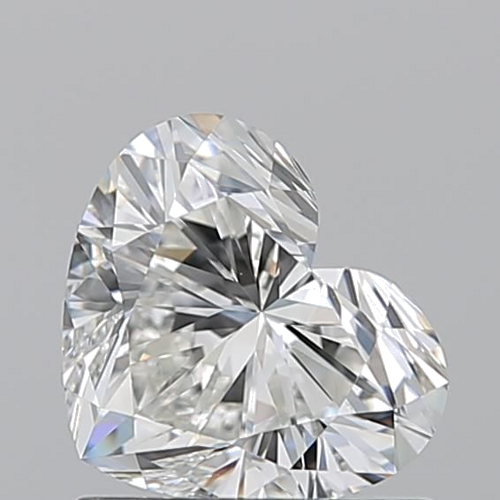 1.01 carat H-VVS2 Natūralus Heart Deimantas (1)