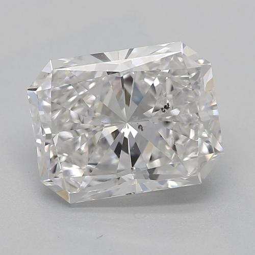 1.7 carat F-SI2 Natūralus Radiant Deimantas (1)