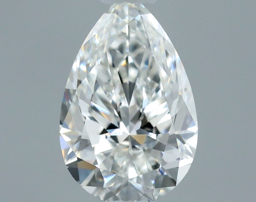 0.41 carat F-VVS1 Natūralus Pear Deimantas (1)