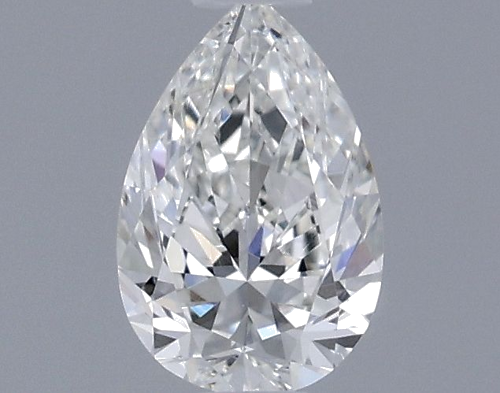 0.37 carat H-SI1 Natūralus Pear Deimantas (1)