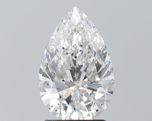 2.01 carat E-SI1 Natūralus Pear Deimantas (1)
