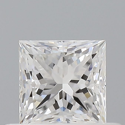 0.5 carat E-VVS2 Natūralus Princess Deimantas (1)