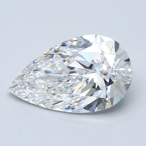 3.21 carat E-VS2 Natūralus Pear Deimantas (1)