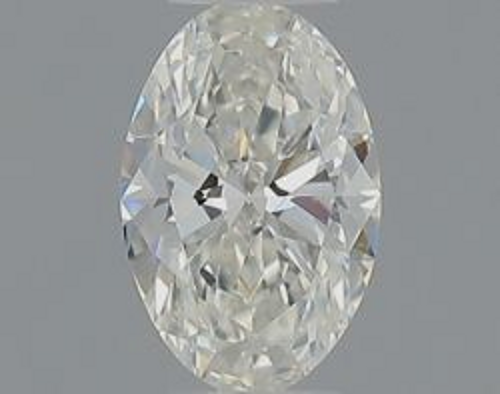 0.46 carat I-SI1 Natūralus Oval Deimantas (1)