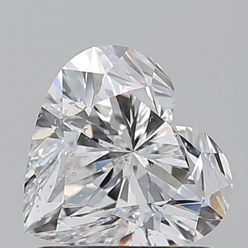 1.2 carat D-SI2 Natūralus Heart Deimantas (1)
