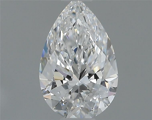 0.38 carat E-VVS1 Natūralus Pear Deimantas (1)