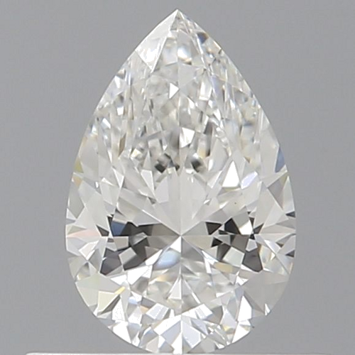 0.51 carat H-VVS1 Natūralus Pear Deimantas (1)